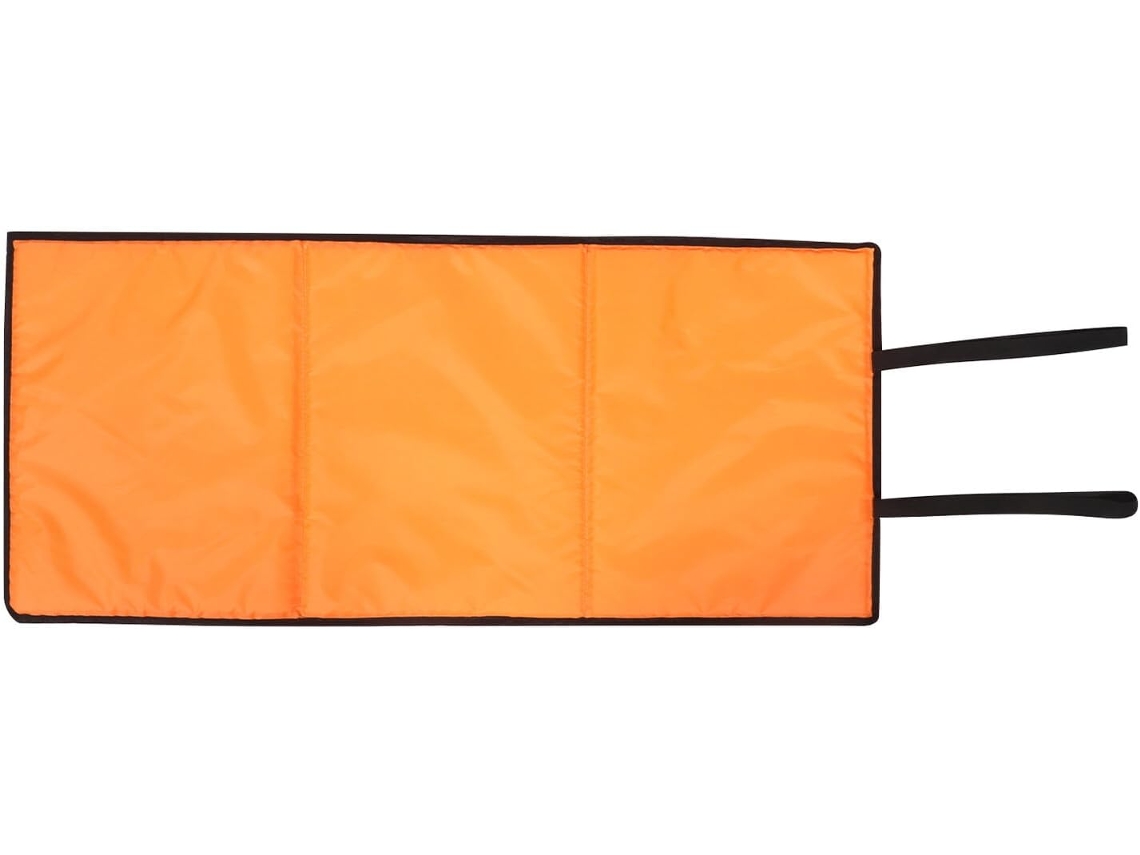 Alfombrilla plegable impermeable, de color naranja rojizo, para mantener a las mascotas alejadas.