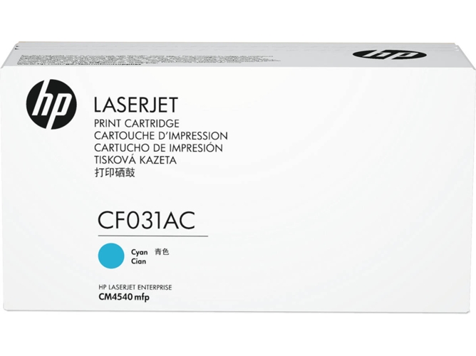 Cartucho de tóner HP CM4540MFP Cian