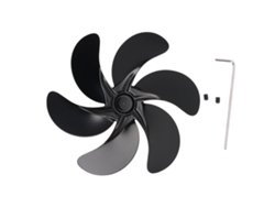 2026velora-lamina De Reemplazo Para Ventilador De Estufa Horno 6 Aspas Aluminio Resistente A Altas Temperaturas Negro