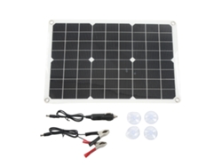 Kit De Panel Solar Monocristalino De 20 W Y 5 V Con 2 Puertos Usb Para Proyectos De Bricolaje En Camping Y Senderismo.
