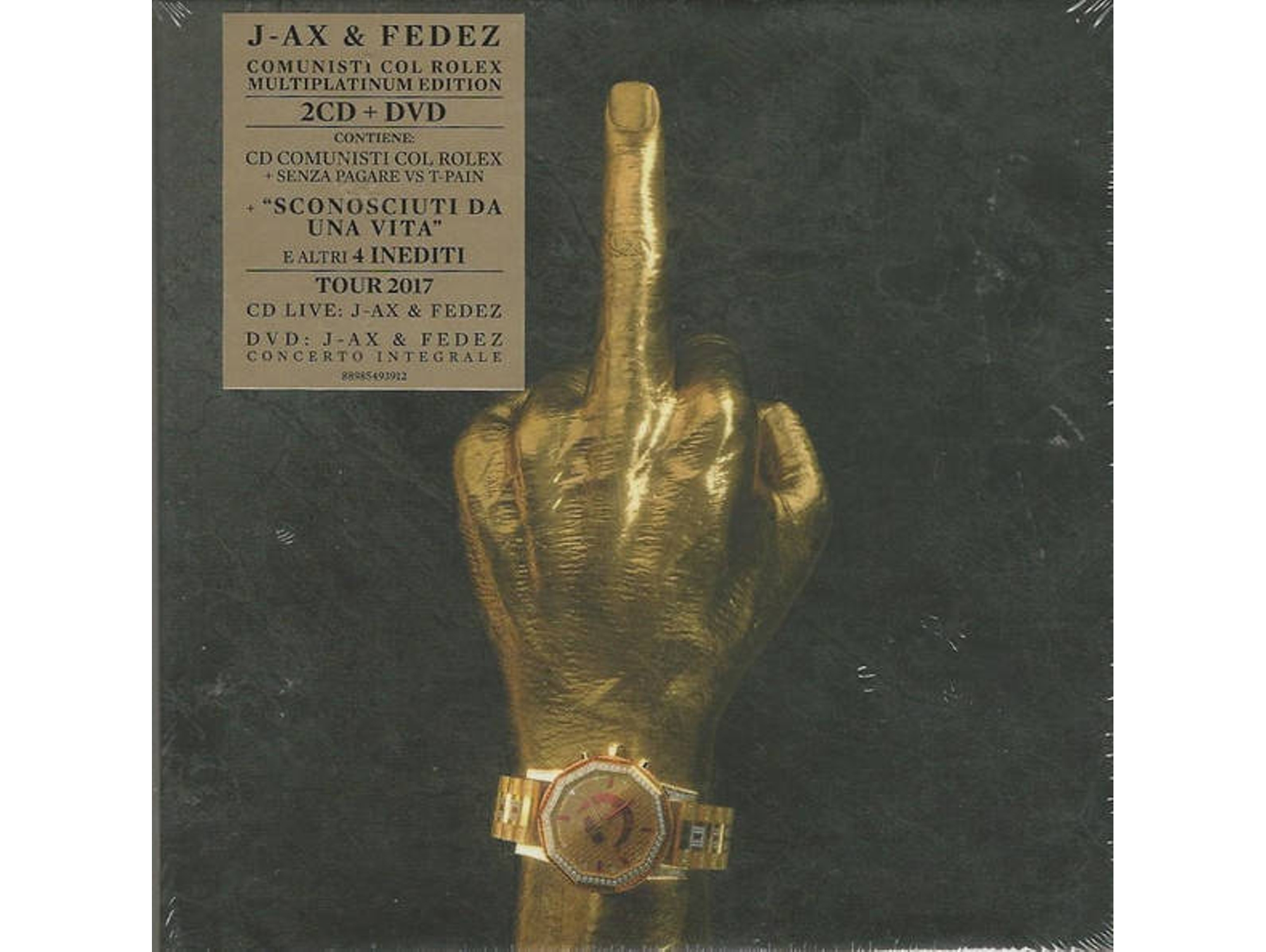CD + DVD Fedez, J-Ax - Comunisti Col Rolex - Comunisti Col Rolex, Multiplatinum Edition