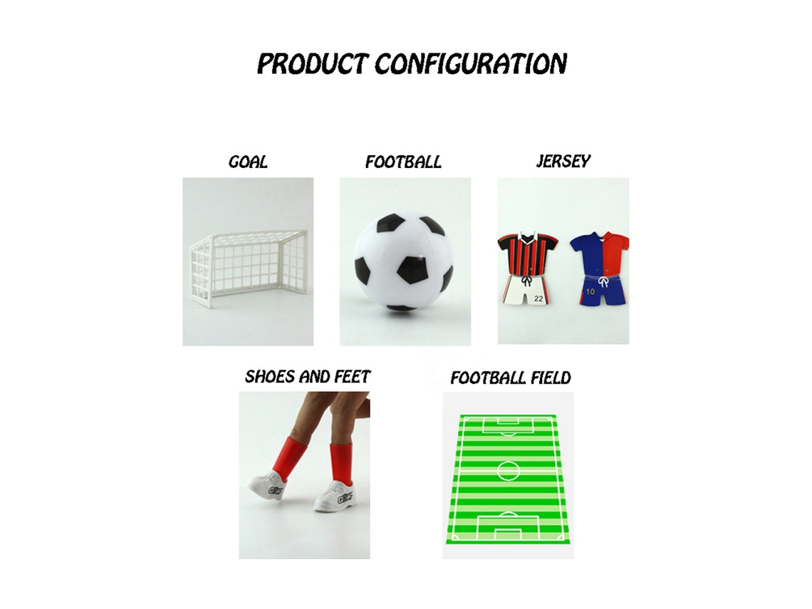 Minijuego De Fútbol De Mesa Con Dos Porterías - Juguete Divertido Para Fiestas