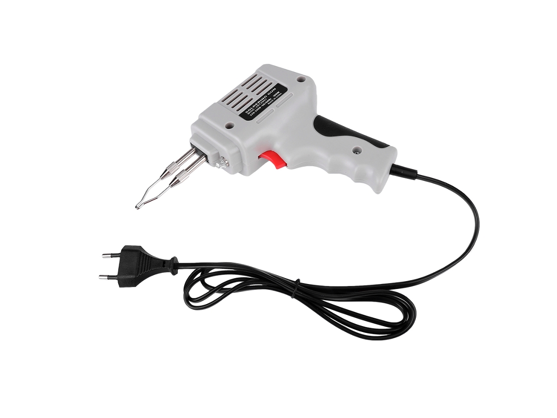 Soldador Eléctrico De 100 W Con Cable De Soldadura Y Luces - Herramienta De Soldadura Portátil