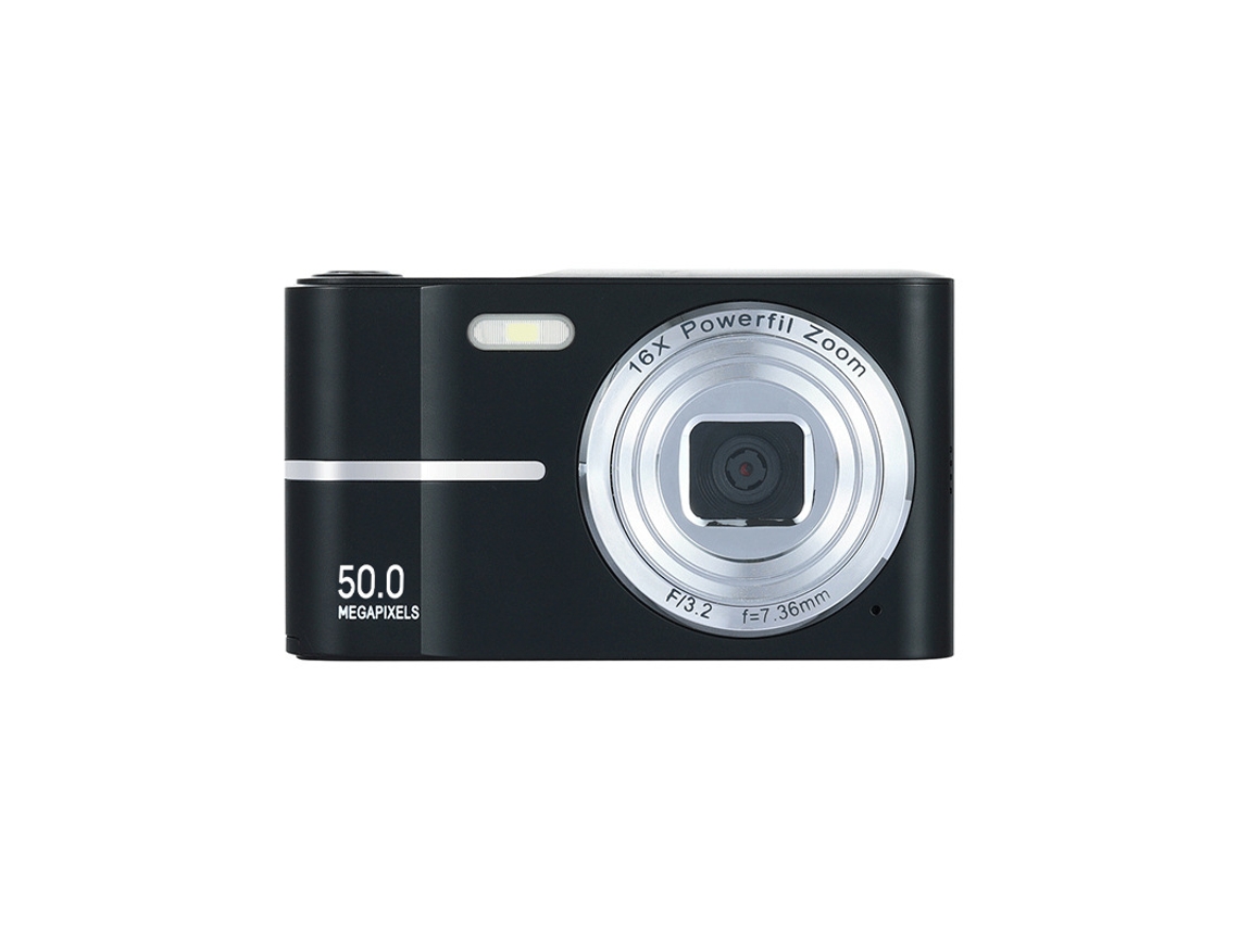 Cámara digital 4K M03 pantalla LCD de 24 pulgadas zoom 16x minicámara compacta color negro GERTIZ