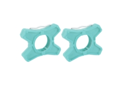 Adaptador Antideslizante De Abs Para Pedales De Bicicleta De Carretera, Soporte Plano, Azul.
