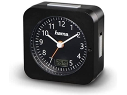Despertador Radiocontrolado “Multi” Negro HAMA 00186448