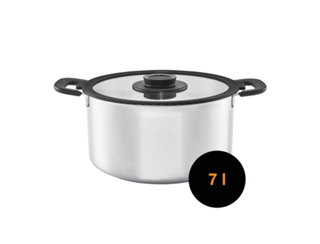 Olla FISKARS Functional Form 7L (15,8x38,5x27,8 cm - Acero Inoxidable)