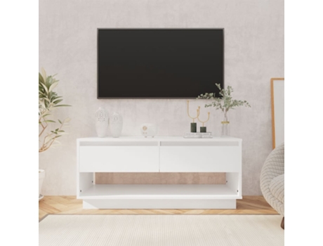 Mueble para la televisión VIDAXL Blanco Madera contrachapada (102x41x44 cm)