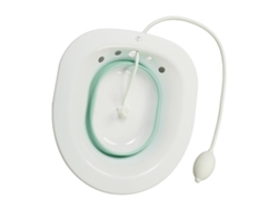 Bañera Plegable Multifuncional Con Asiento De Pp Y Silicona Para Hemorroides Y Cuidado Posparto, Color Verde.