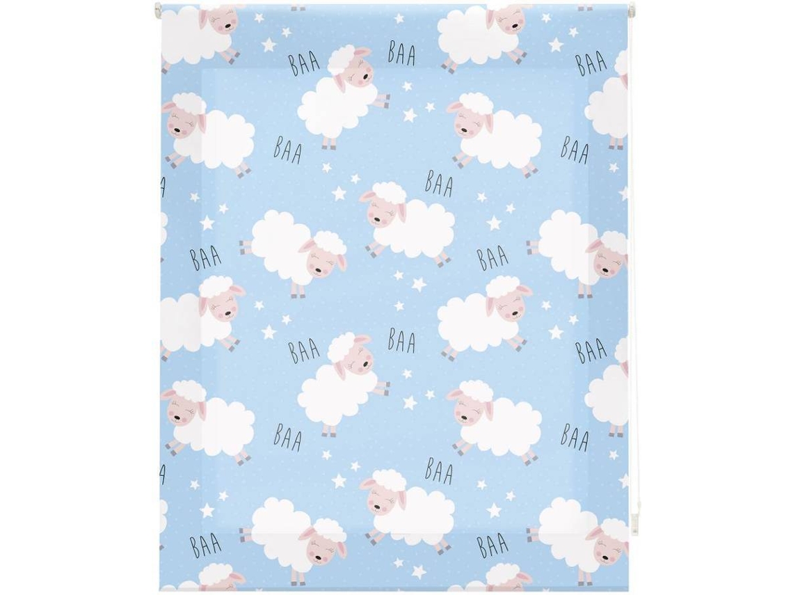 Estor Enrollable HAPPYSTOR Estampado Digital Infantil HSCI97023AZUL 190x250 cm
