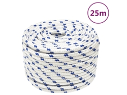 Cuerda De Barco Polipropileno Blanco 12 Mm 25 M