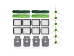 Se aplica a los filtros HEPA, cepillos laterales y bolsas para el polvo del robot Irobot Roomba I7 I7 E5 E6.