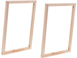 Marcos De Madera Maciza Para Cuadros, 8 Piezas, Marcos De Barra Para Armar Tú Mismo, Resistentes Al Desgaste Para Lienzos.