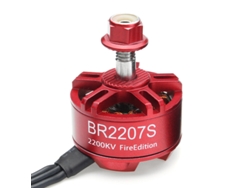 Motor sin escobillas Racerstar 2207 BR2207S Fire Edition 1600KV, 2200KV, 2500KV 3/6S para kit de chasis de dron RC