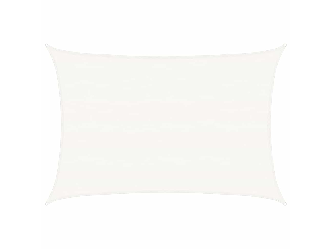 Maison Exclusive - Toldo De Vela Blanco Hdpe 160 G/m² 5x7 M