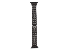 Pulsera de repuesto (elegante acero inoxidable con incrustaciones de diamantes)