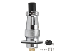 Conector Ws20 Para Aeronaves, Enchufe Y Toma Impermeables Para Uso Aeroespacial, Marino E Industrial.