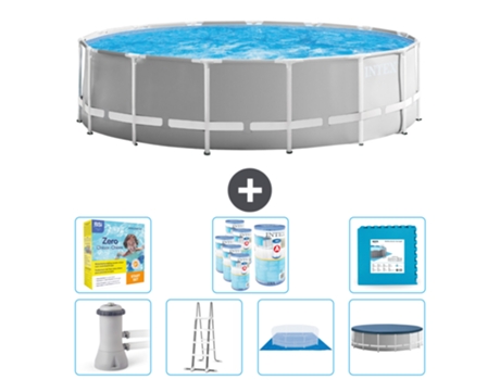 Piscina Tubular INTEX 26726GN-CB48 (16805 L - 457x122cm)
