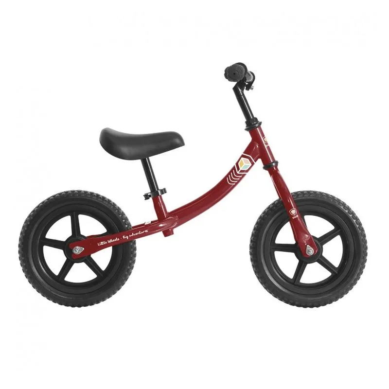Bicicleta Sin Pedales de 12 Pulgadas Roja 932D00196 Deqube DEQUBEMÁS DE 2 AÑOS
