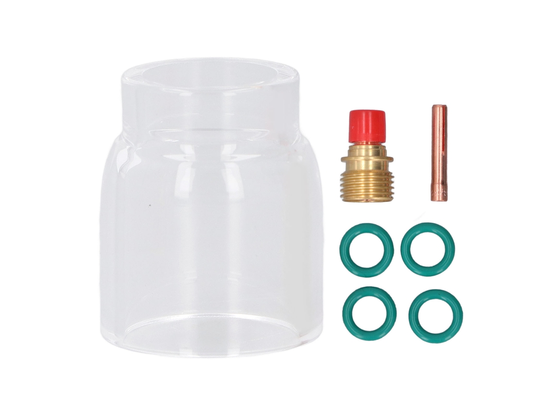 Kit De 7 Piezas: Boquilla De Corte Por Plasma, Vaso De Vidrio, Consumibles Para Antorcha Tig Wp 9 20