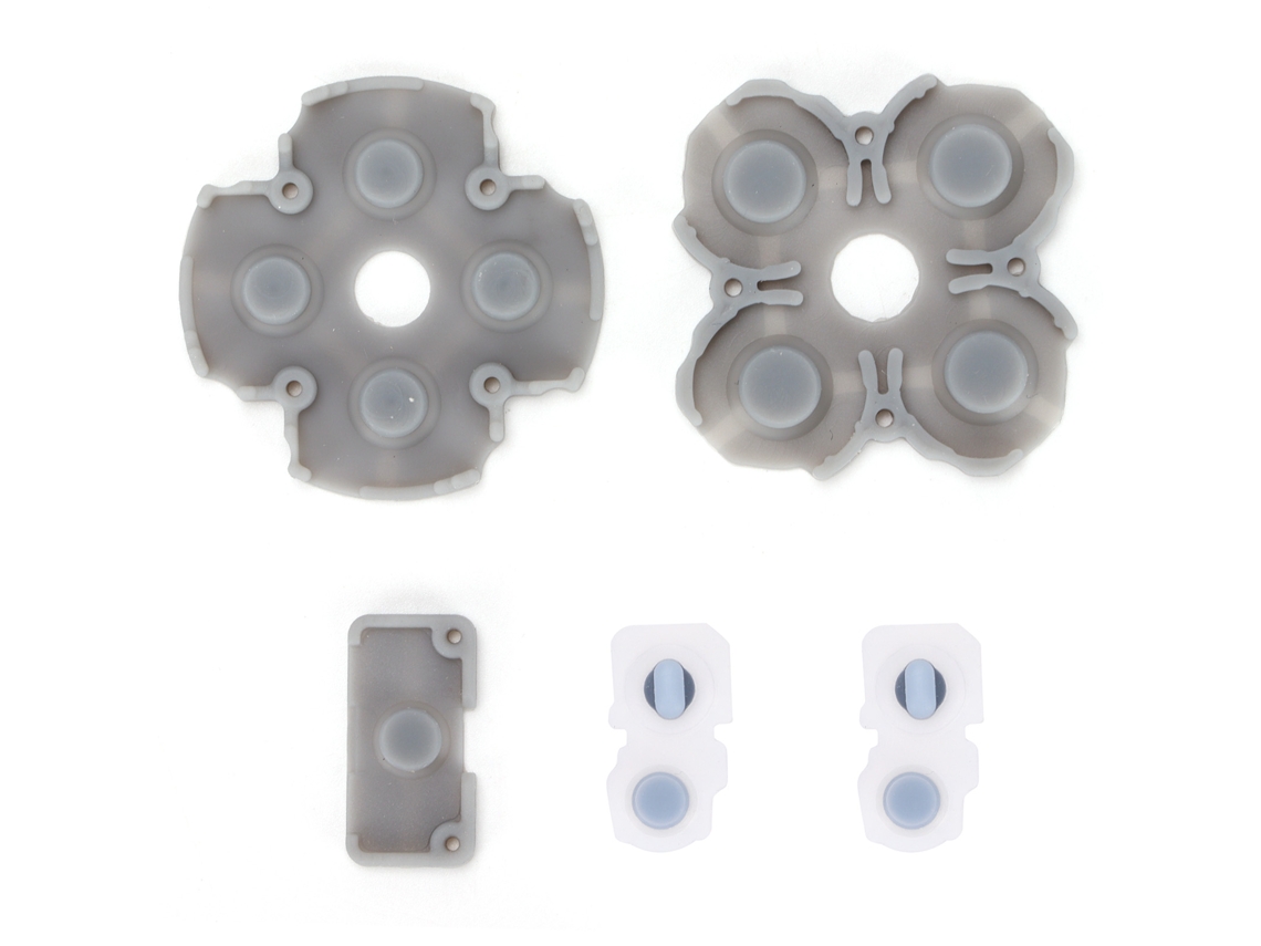 Almohadillas Conductoras De Goma De Silicona Para Reparar Los Botones Del Mando De Ps5.