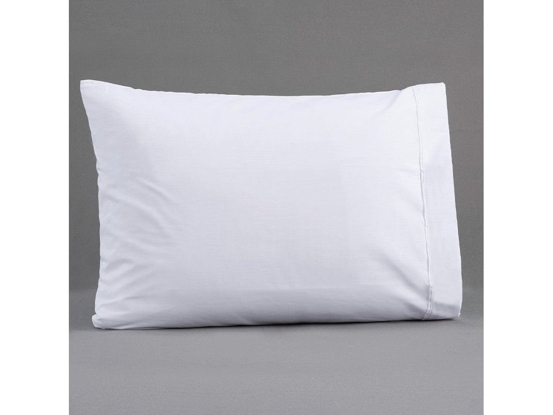 Funda de Almohada 100% Algodón Percal ONÍRICA Blanco (50X70 cm)