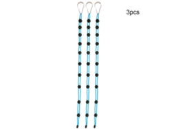 Tendedero para calcetines, organizador para calcetines, soporte para cuerda de lavandería (azul)