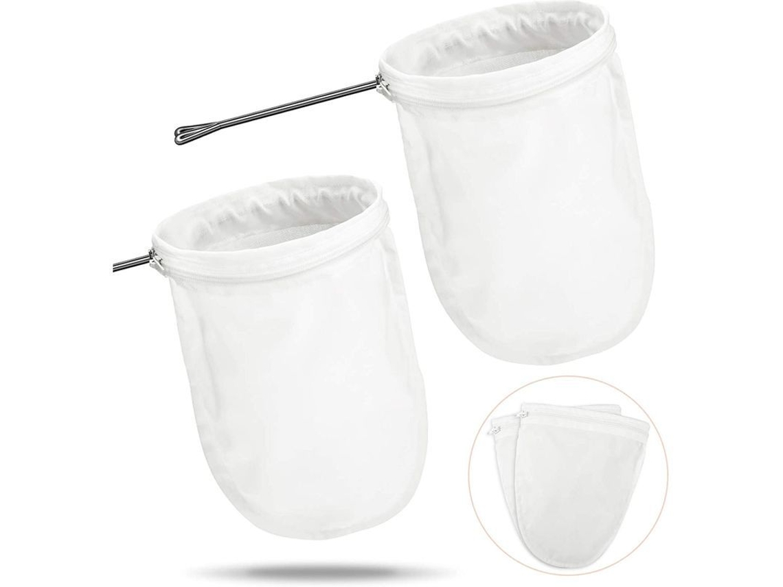 Juego De 2 Filtros De Té Tailandés Tradicional Con 2 Bolsas De Repuesto, 14 Cm (5,5 Pulgadas)