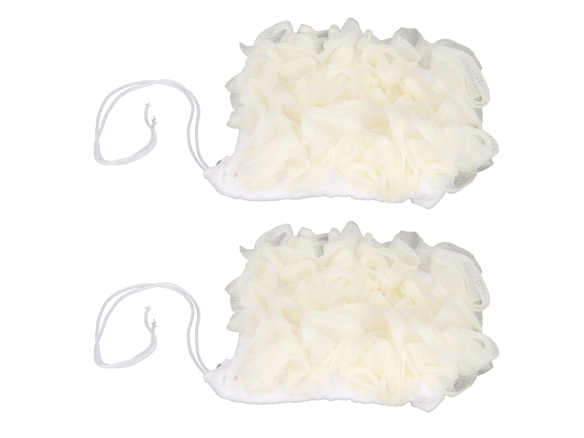 2 Unidades De Bola De Ducha 2 En 1 Para Lavado Facial Y Baño, Toalla Exfoliante Y Esponja, Regalo De Viaje.