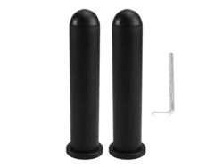 Juego de 2 adaptadores para barras de mancuernas que convierten discos de peso de 48 mm a 200 mm/230 mm CHARM