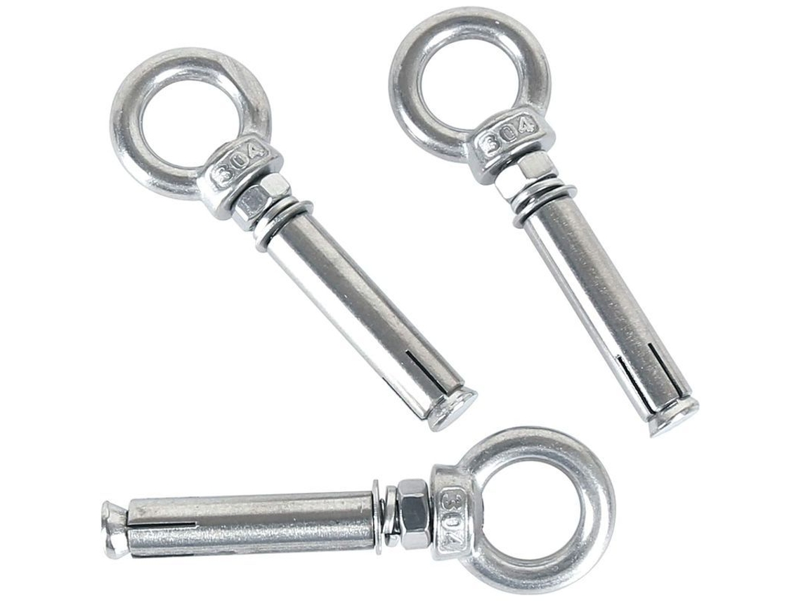 Pernos De Expansión M8 X 60 Mm Con Argolla, Acero Inoxidable 304, Para Hormigón, 5 Unidades, Pernos De Anclaje