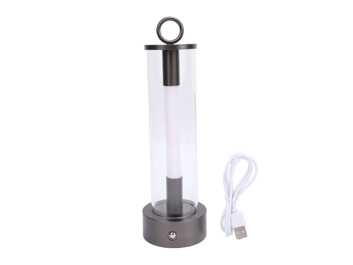 2026-lámpara De Mesa Moderna Led De Metal Con Sensor Táctil, Recargable Usb Inalámbrica 2000mah, Ajustable Para Dormitorio Y Camping