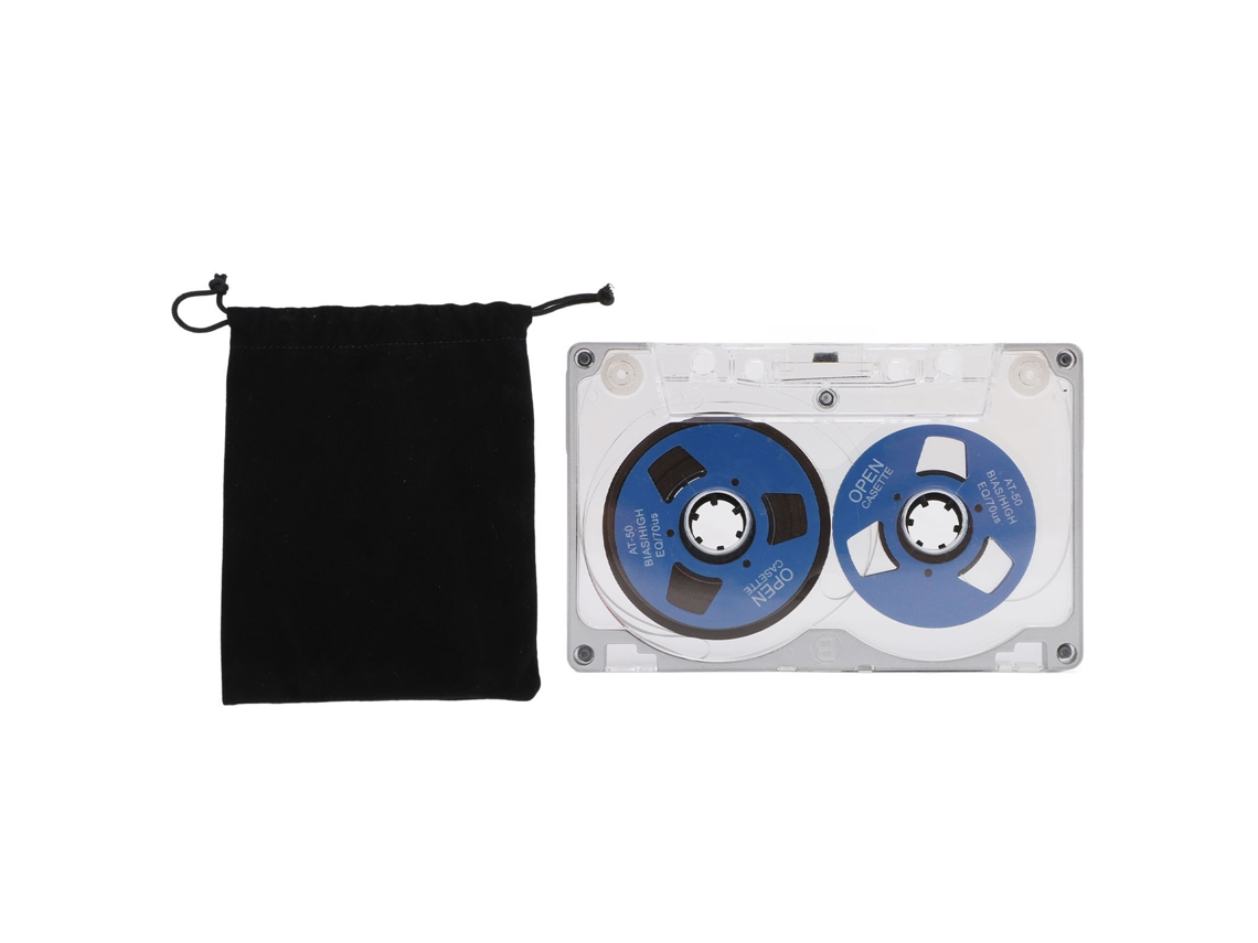 Cinta De Cassete De Sonido Branca Para Bobina A Bobina, Cinta Cassete Vazia