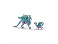 Figura de Acción SCHLEICH Flower dragon with its little one