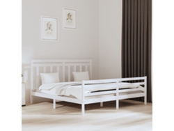 Marco de Cama Madera Blanco (200x200cm)