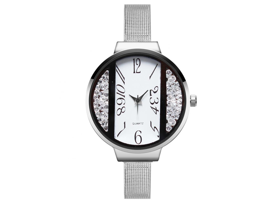 Reloj De Pulsera De Cuarzo Retro Multicapa De Piel Sintética Marrón Con Colgante De Elefante.