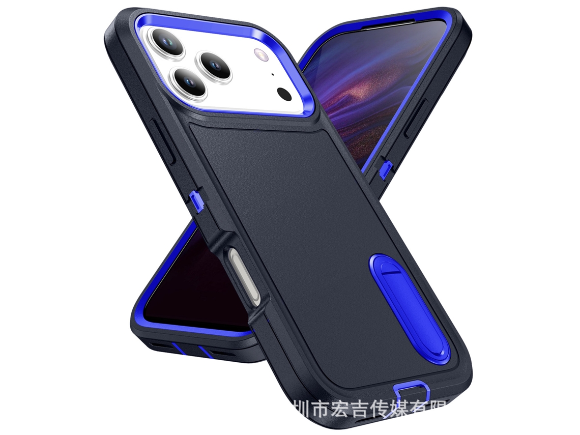 Capa De Celular Invisível Com Suporte Para Proteção Contra Quedas.azul Profundo Azul Royal série De Suporte Robusto Y-defense - Google Pixel 9/