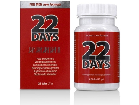 Complemento Alimenticio COBECO PHARMA 22 Days Estimulador Fuerte Erección (22 Cápsulas)