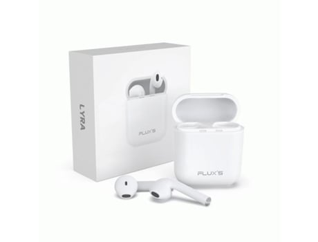 Audífonos Bluetooth True Wireless Fluxs NA (In Ear - Micrófono - Blanco)