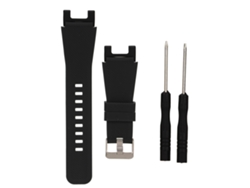 Correa De Caucho De Silicona Negra Para El Reloj Deportivo Amazfit T-rex Pro.