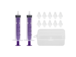 2 Irrigadores Nasales Portátiles Para Bebés De 10 Ml Con 10 Cabezales De Silicona Para Niños.