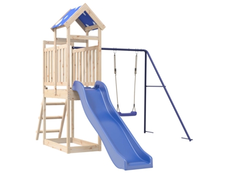 Parque Infantil De Exterior VIDAXL Marrón Madera