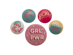 Set de Pins Girl Power Barbie 3,8 e 2,5 Cm