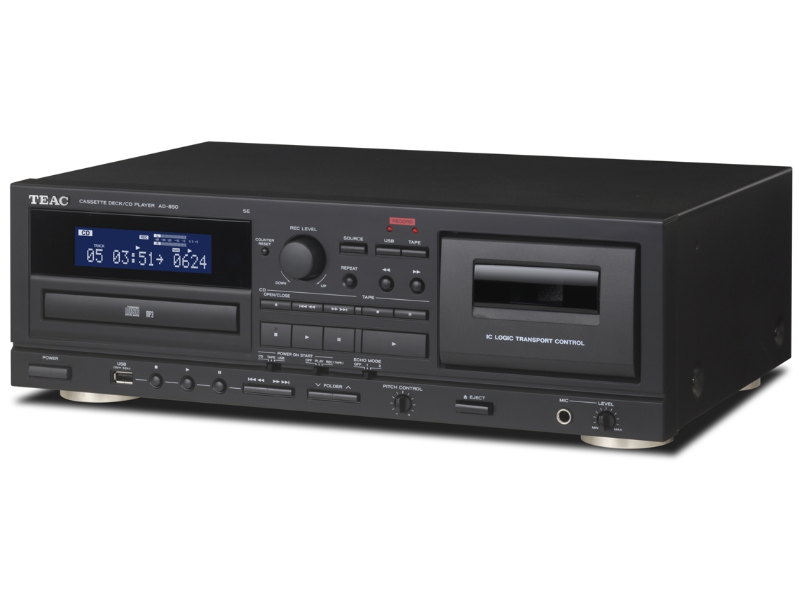 TEAC Ad-850-Se/B Reproductor de Cd Reproductor de Cd Portátil Negro