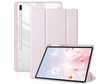 Funda Crystal Folio para Samsung Galaxy Tab S9 11.0 Rosa VEANXIN