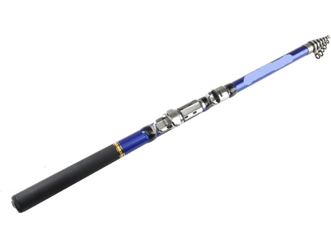 Caña De Pescar, Casting Fibra Vidrio, Tipo Mini, Ligera, Para Pesca Con Señuelos, Anillo Guía Cola Suave, U...