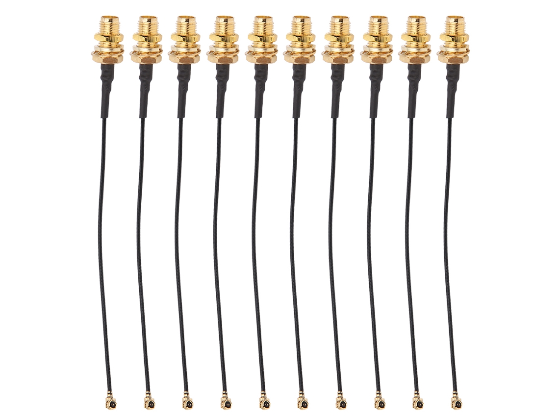 Cable De Extensión Sma Para Alimentador De Antena Ipx (u.fl) De 10 Cm, 10 Unidades, Sensor De Reconocimiento Facial