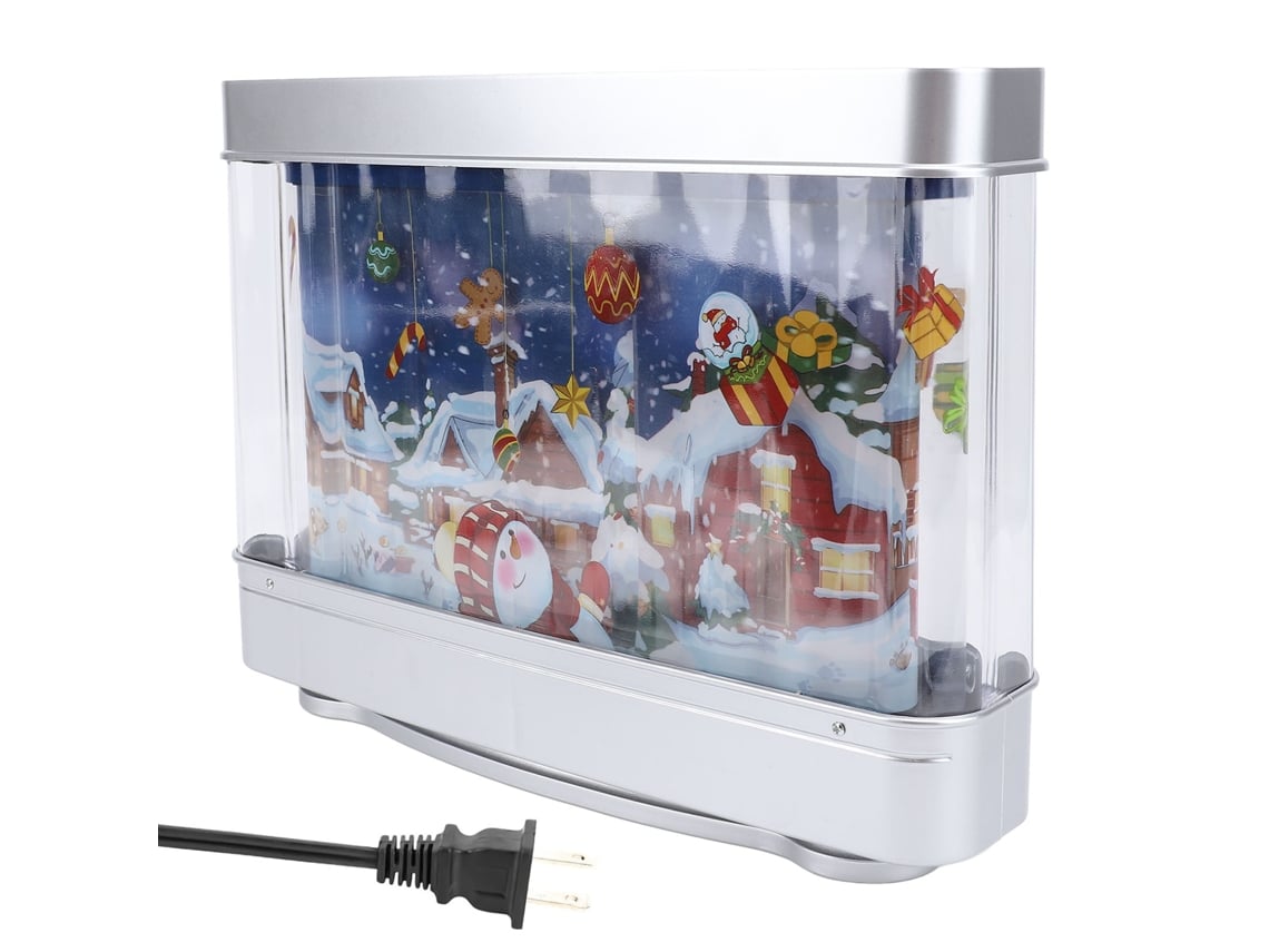2026-lámpara De Mesa Led Para Navidad Con Efectos Dinámicos, Papá Noel Y Reno, Decoración De Acuario Y Escritorio