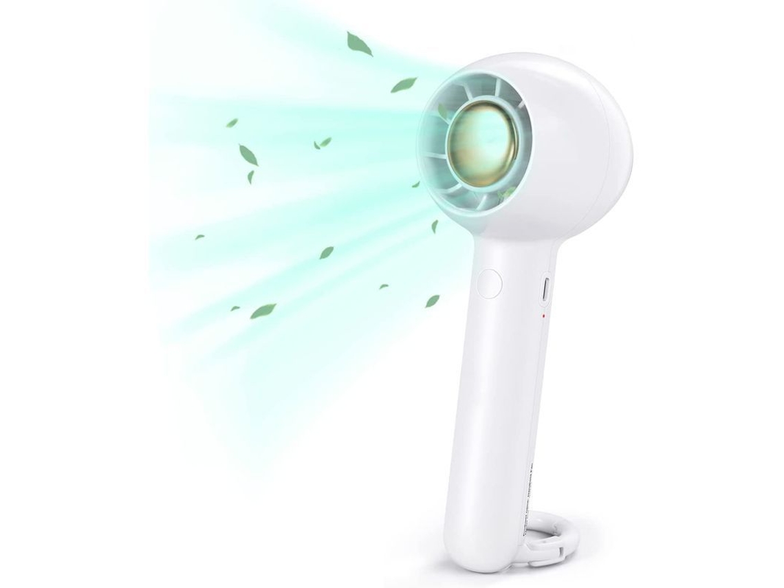 Ventilador Portátil De Mano, Mini Ventilador Con Batería Recargable Por Usb, 2 Velocidades, Para Uso Personal En El Escritorio.