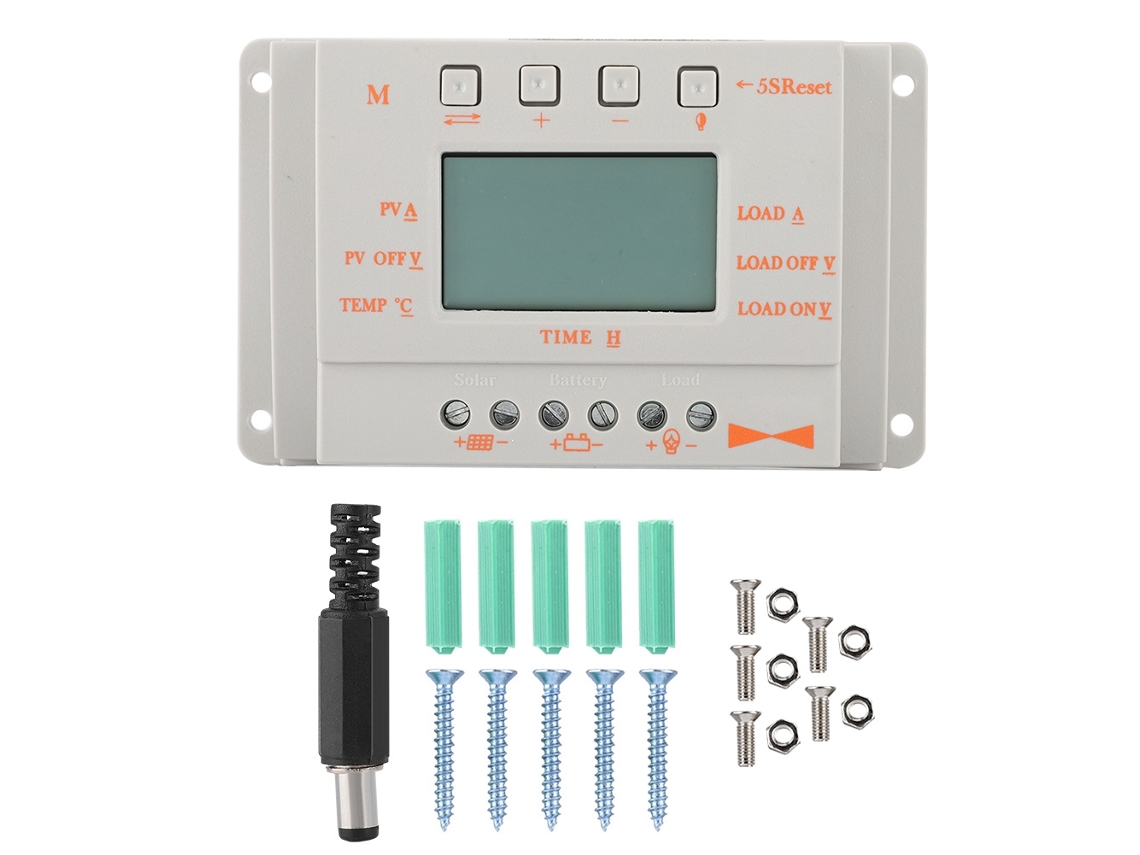 Controlador solar inteligente (MPPT, LCD)